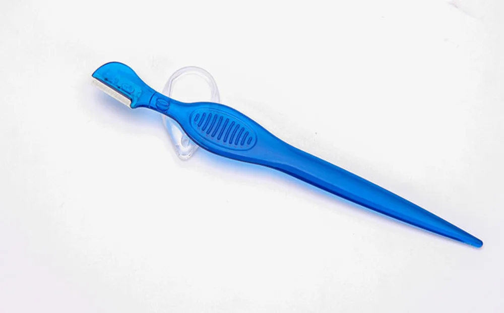 China Eyebrow Shaper Disposable Eyebrow Razor 3pc/set Plastic Eyebrow