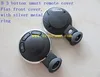 B 3 button smart remote key cover (Flat front cover, with silver metal ring)