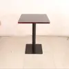 Metal single leg round iron tube base for table