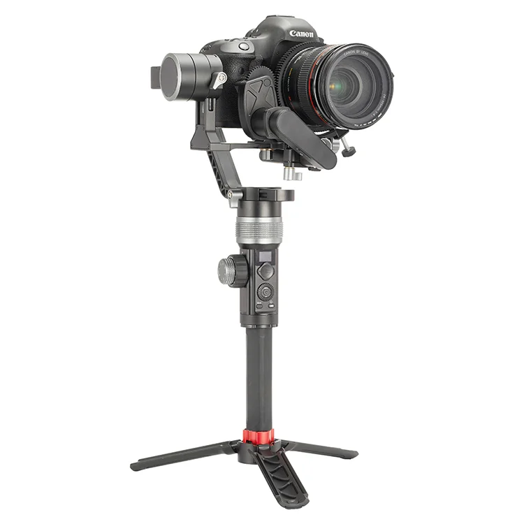 

Big Discount Max load 3.2kg electronic 3 axis dslr gyro handheld gimbal stabilizer for camera