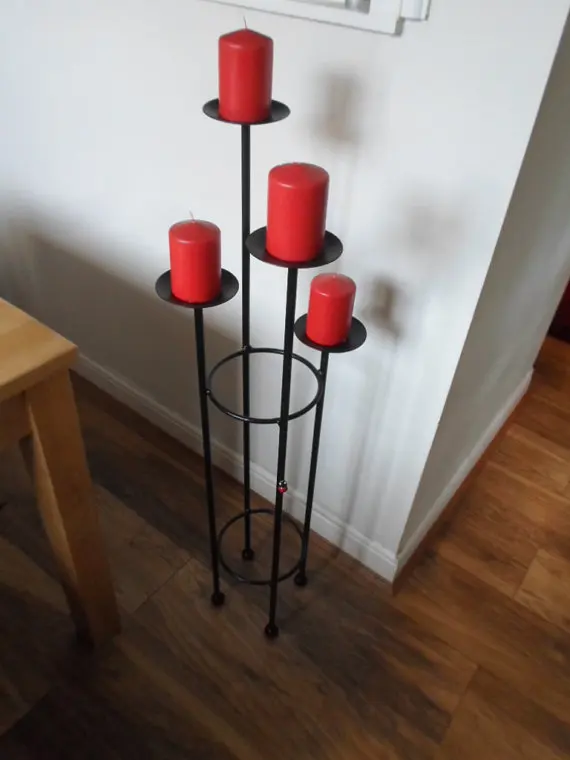 Tall Floor Standing Candelabra Metal Candle Holder Buy High Quality