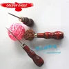 Awls One thousand wooden handle awl through double gourd manual accounting office appliances stitch bookbinding tools