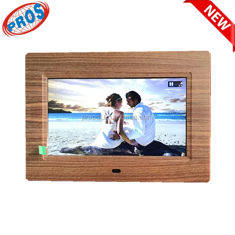 2018 New Design Battery Operated 7 Inch Digital Photo Frame Rohs Ce Fcc