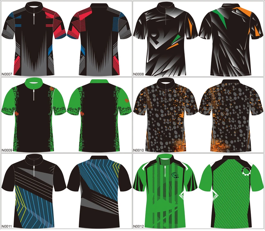 Wholesale Rayon Bowling Shirt Custom 100 Polyester Dry Fit Bowling