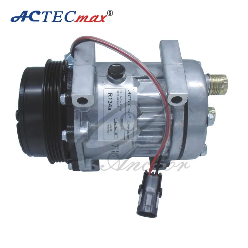 r134a auto ac compressor, sanden sd7h15, 12v dc air conditioner compressor, sanden car ac
