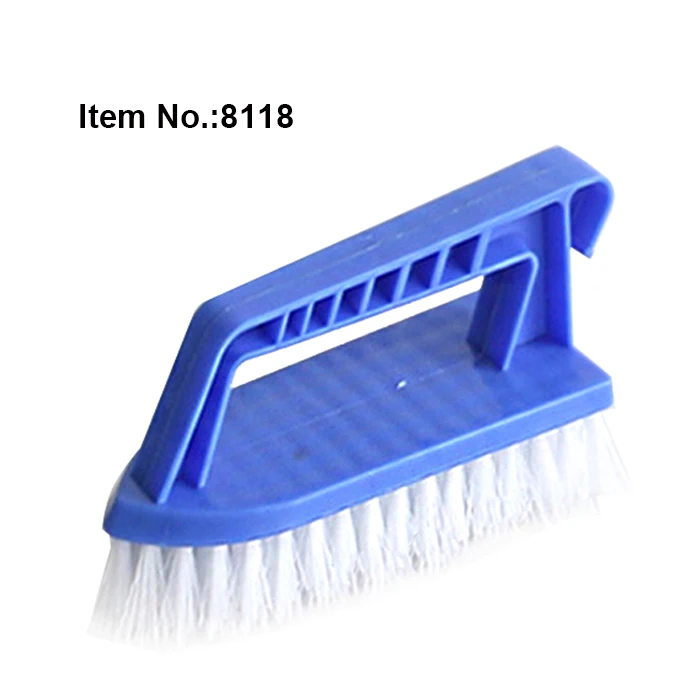 
HQ8118 South American market iron shaped plastic washing clothes brush 