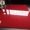 Red glossy finish design melamine MDF