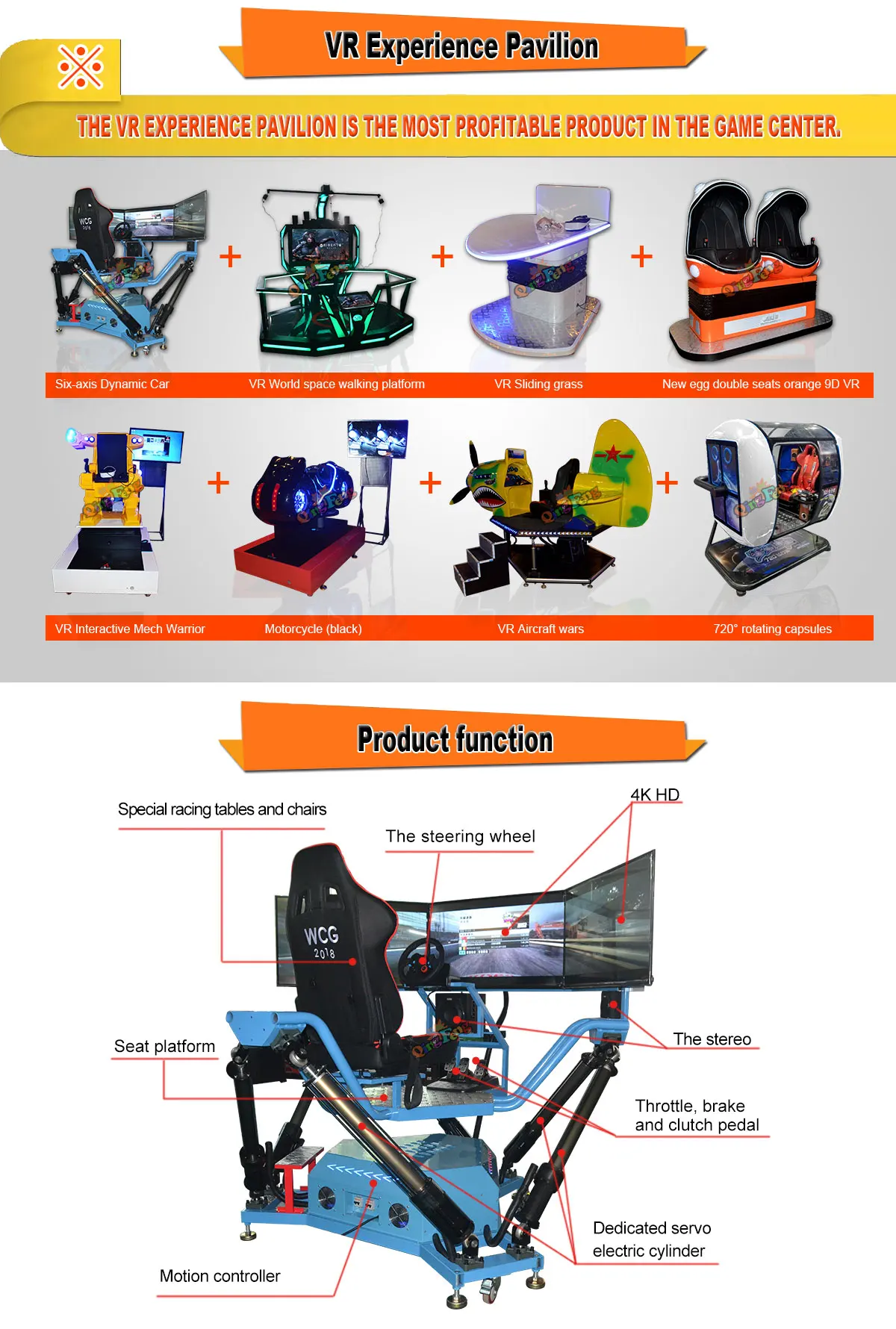 360 Degree Attractive Full Motion Racing 4d Driving Simulator Price Car