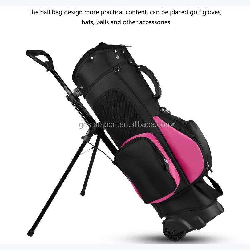 2019 Newest Design Multifunctional Golf Bag With Wheel And Detachable Stand Buy Golf Gun Bag