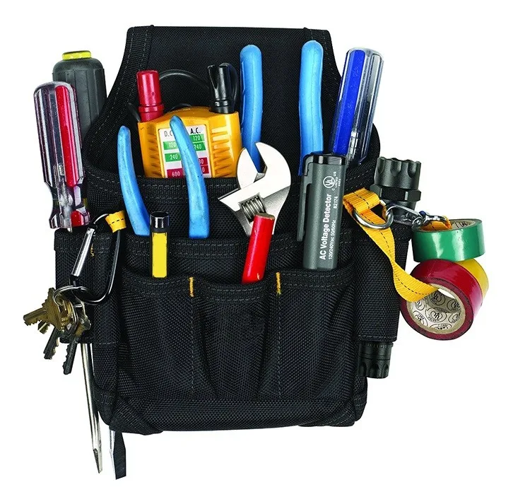 Electrician Tool Bag Waist Pocket Pouch Belt Storage Holder Maintenance ZQU 