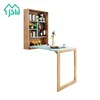 Jasiway special design retractable wood bar cabinet entrance bar counter for casual life