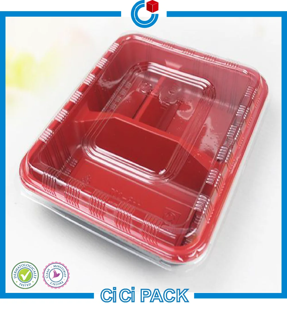 Disposable Plastic Container For Food Packaging Lunch Box Wholesale