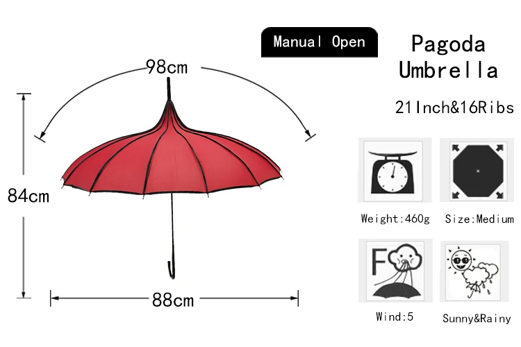 High Quality Umbrella Manufacturer China Parasol Lace Umbrella Pagoda