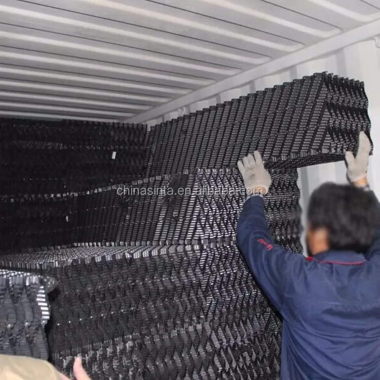 PP polypropylene cross fluted cooling tower fills.jpg
