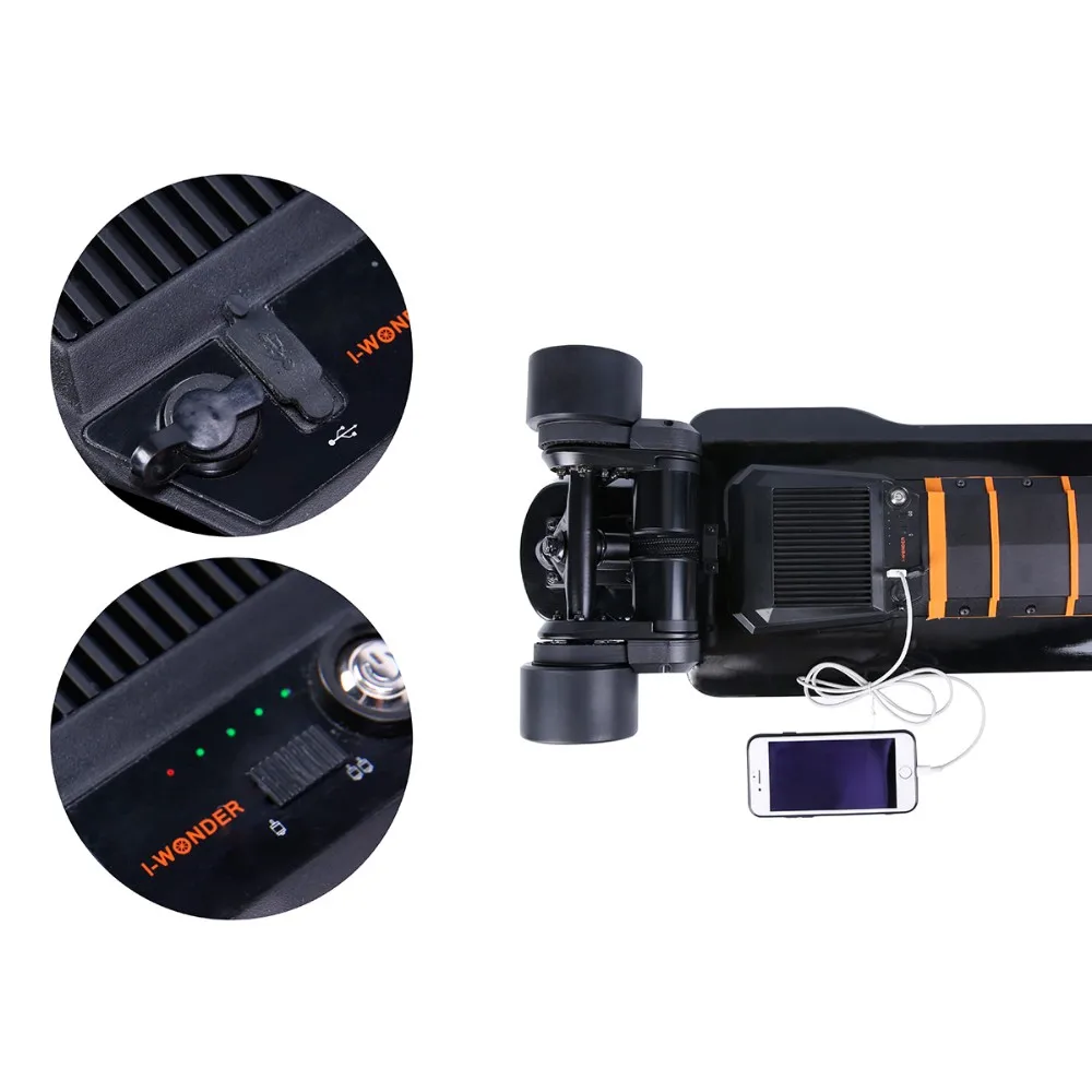 
SK-F I-Wonder electric skateboard flexible deck dual motors 1200W*2 belt driven longboard boosted skateboard 