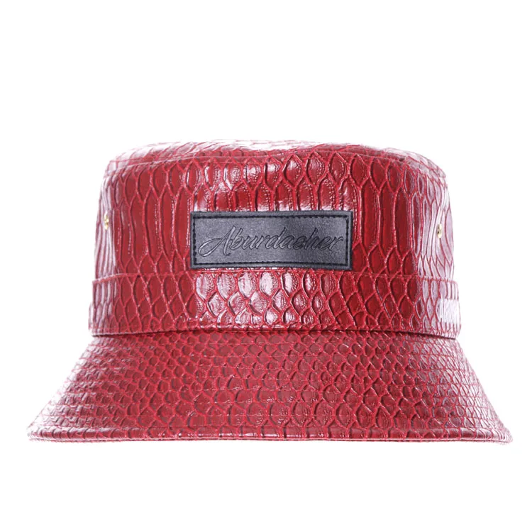 leather bucket hat wholesale