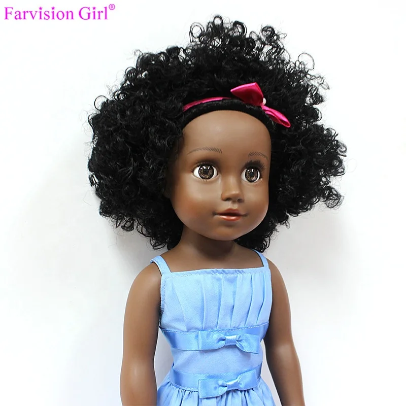 Hot Afro American Girl Doll Black Doll 18 Wholesale Buy Afro