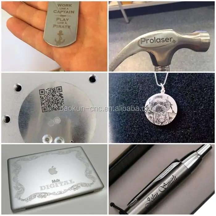 24 months warranty fiber laser metal engraver with the high accurancy