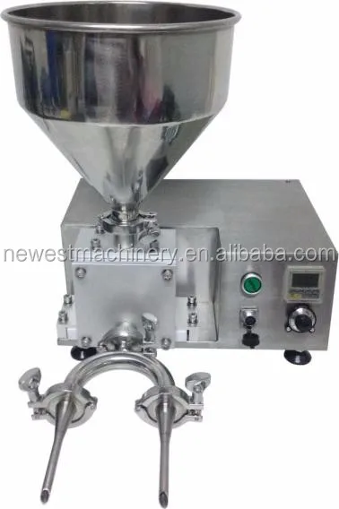 New product10-200g Automatic Bread Filling injecting cream machine/cup cake filling machine