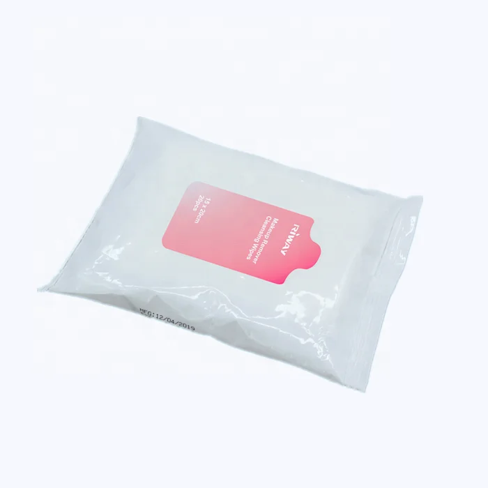Private Label Custom Logo Micellar Makeup Remover Removal Facial Cleansing Towelettes Wipes