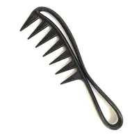 

Wholesale Custom Curved Rake Shampoo Pocket Hair Tool Styling Magic Plastic Detangling Wide Tooth Head Static Hot Hair Comb