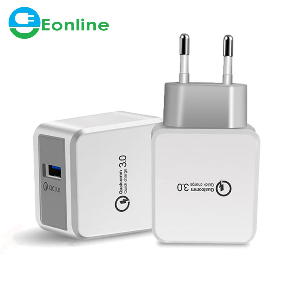 QC3.0 USB Charger Travel Wall Charger Adapter Mobile Phone Cellphone Charger Universal For iPhone 7 6s 6 For Samsung