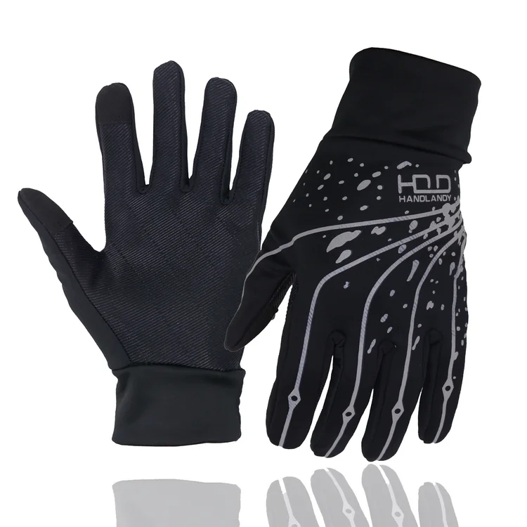 

PRI Black Thermal Running Gloves, Touchscreen Outdoor other Sport Riding Gloves for Men Women