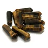Tiger eye stone points wholesale,quartz/agate/jade stone point pendants available