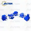 pakistan pk client motorized jack system with four JTW-2.5T worm gear screw jacks and two JT19 1:1 ratio bevel gear boxes