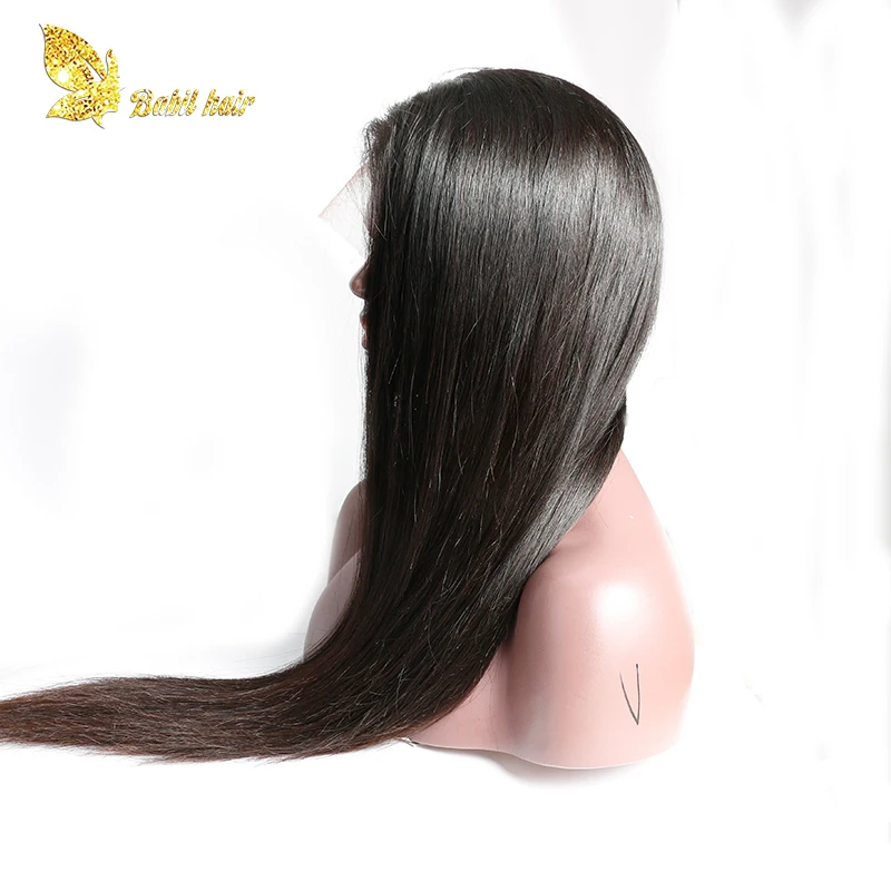 

Factory wholesale straight indian hair full lace wig free lace wig samples