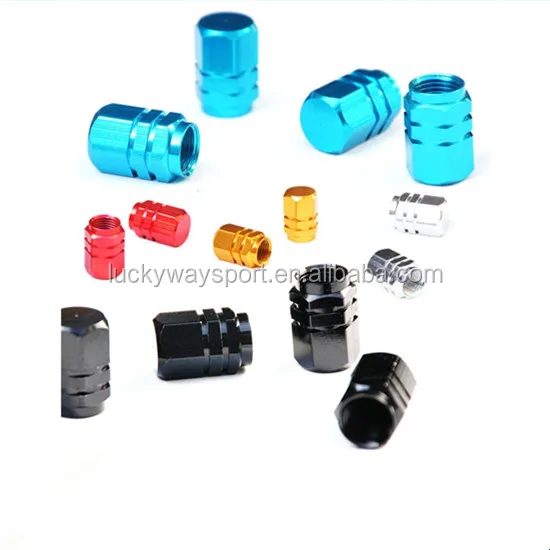 Cnc Aluminum Blue Tire Valve Caps For Universal Car Buy Tire Valve Caps,Blue Tire Valve Caps