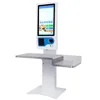 23.8" touch screen QR code restaurant ordering machine self service restaurant kiosk checkouts