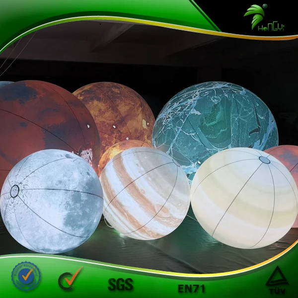 2 M Giant Inflatable Led Balloon Inflatable Advertising Helium