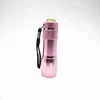 Promotional aluminum 9LED torch with flashing red light