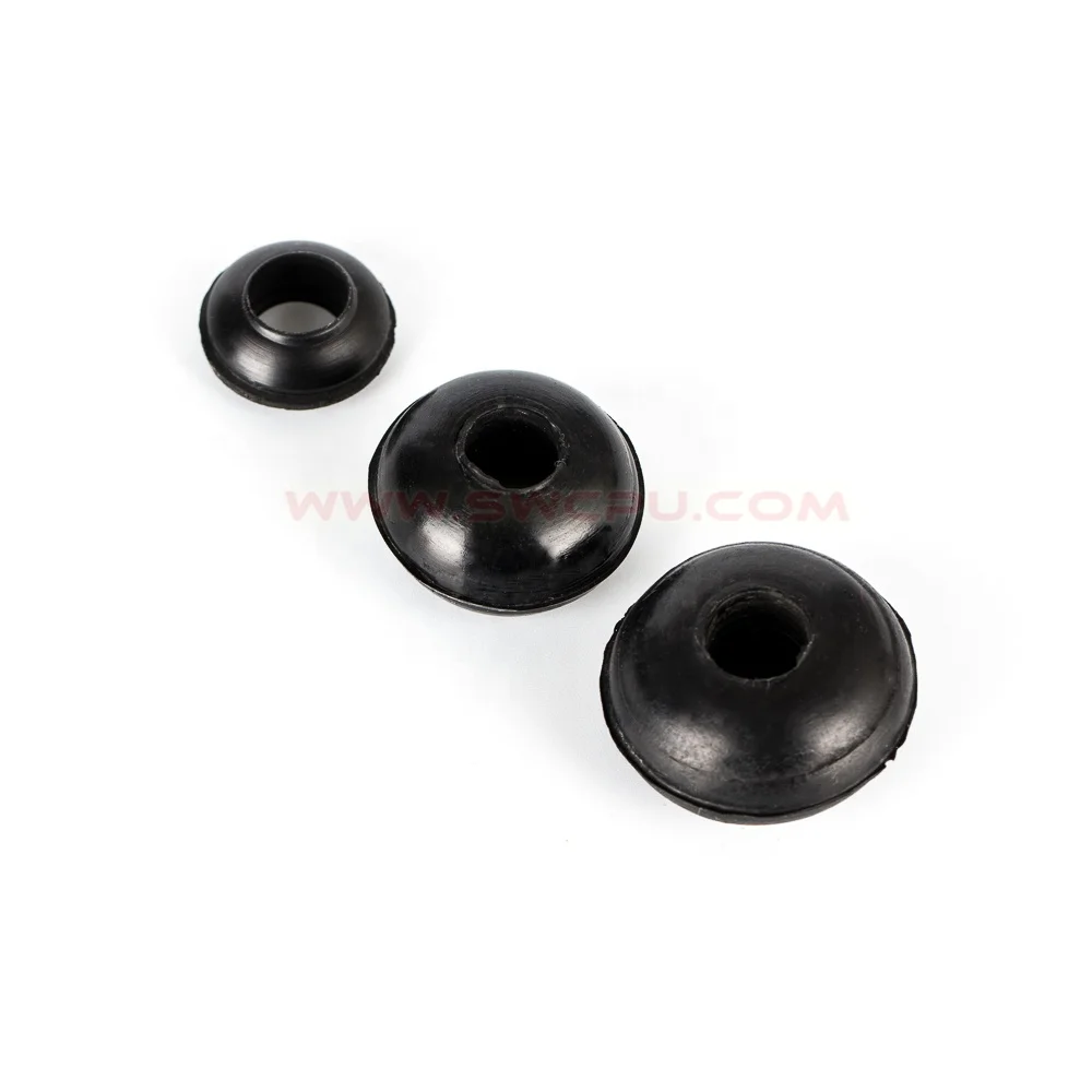 Heavy Duty Rubber Bump Stop 50mm M10 Male Anti Vibration Conical Buffer