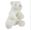 customized cuddly fur and cute paw pad plush polar bear