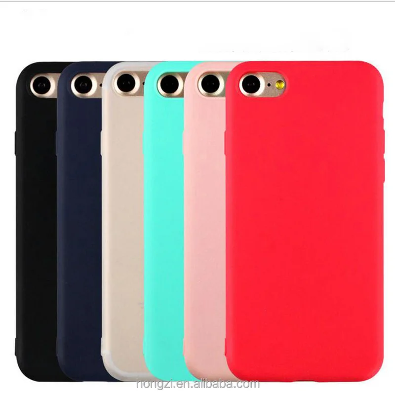 

High quality Lovely Candy Color Soft TPU Phone Case for iphone 7 7 Plus 6 6s Plus 5 5s Cute Rubber Back Cover Silicone Shell