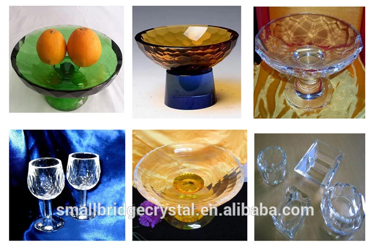 product crystal glass fruit plate for home dec-21