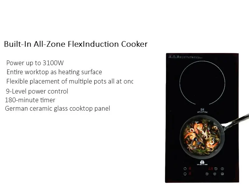 2019 German Quality 2 Burner Induction Cooker Cooktop Stove