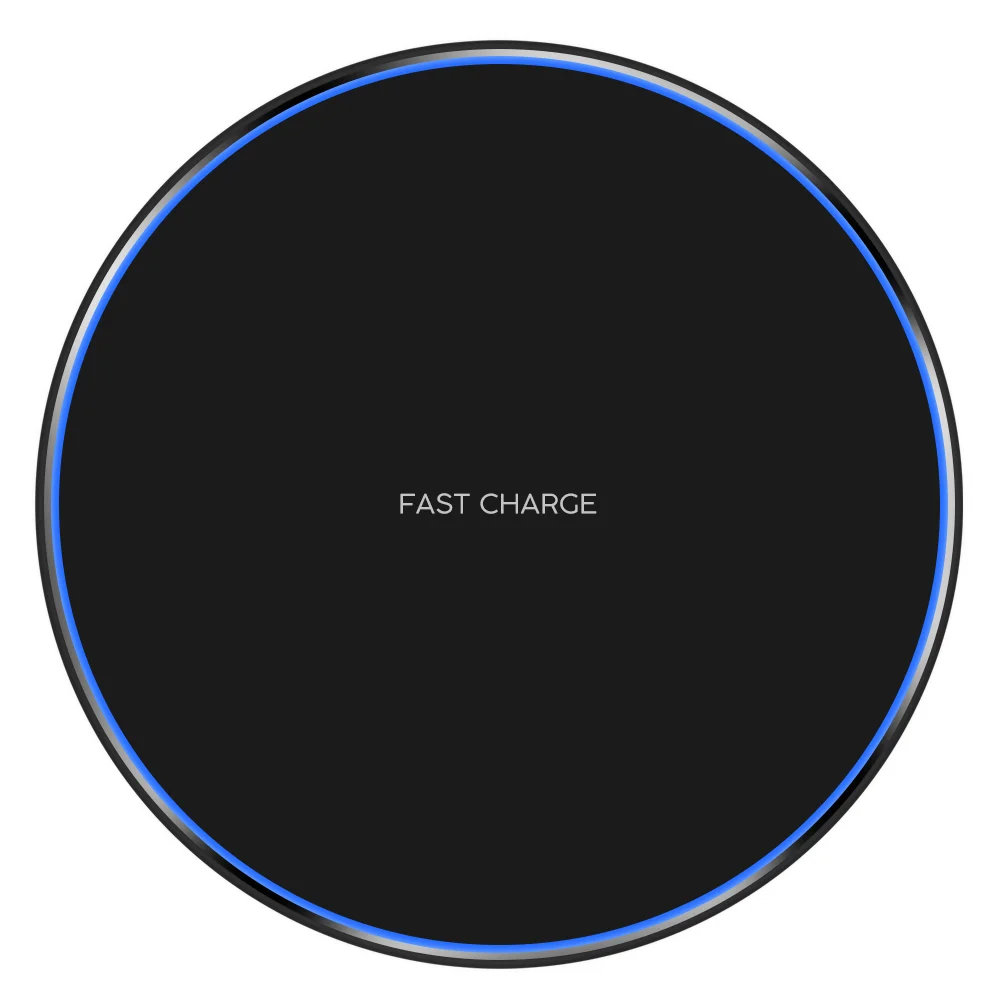 

2018 Special design phone charger fantasy wireless charger high quality Qi Wireless Charger for smart phone, Black;white