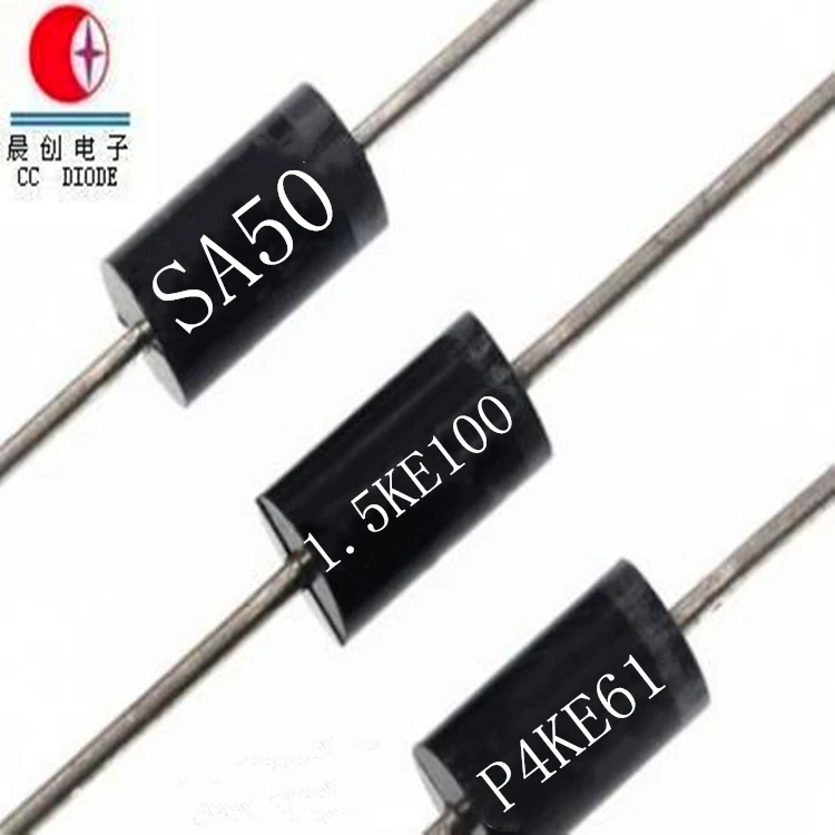 1.0a Silicon Rectifier Diodes 1a Series 50-1000v 1a1thru 1a7 In R-1 ...