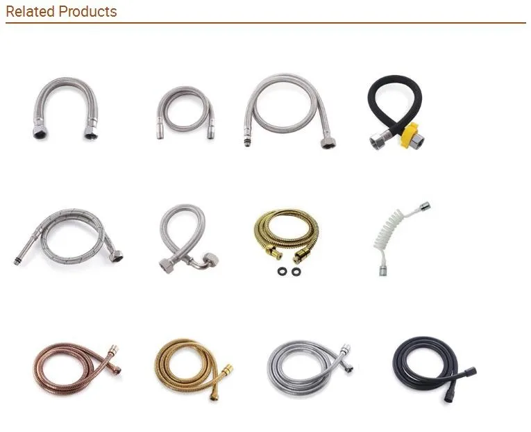 Ss Stainless Steel Material Bathroom Kitchen Faucet Hose Replacement