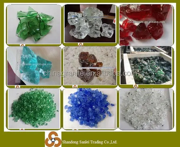 
small glass aggregate 