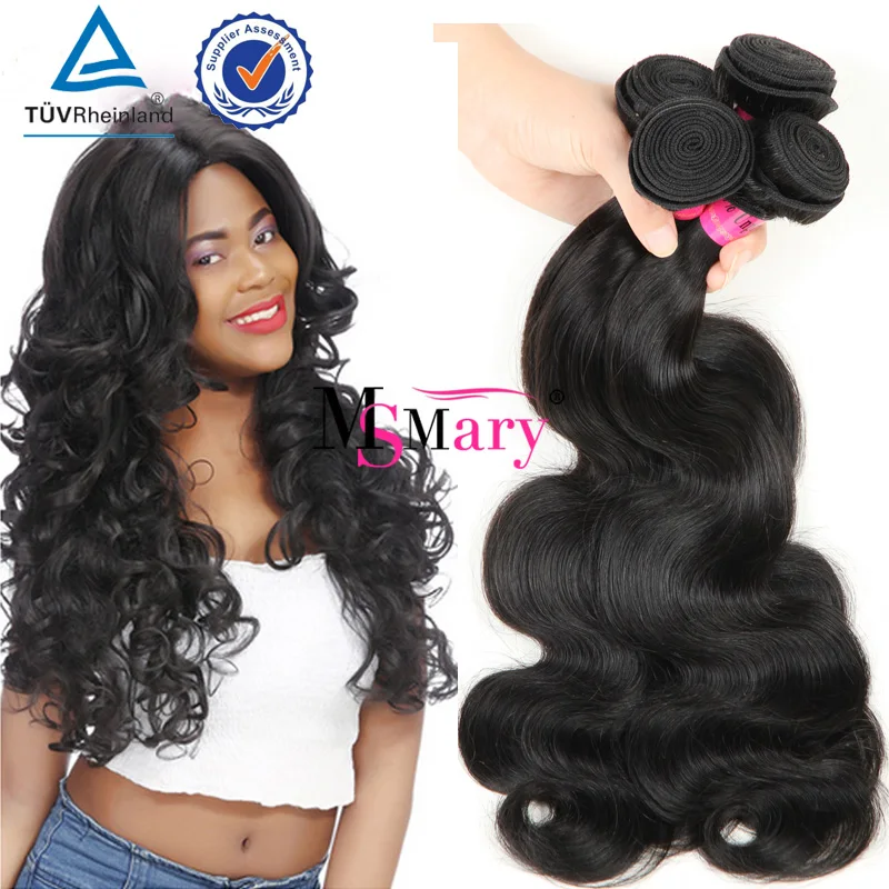 

Top High Quality Vietnamese Body Wave Virgin Hair Double Drawn Virgin Human Hair, Natural color #1b