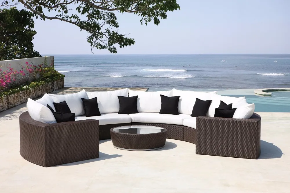 Patio Furniture Set Rattan Curved Sofa Rattan Garden Furniture Buy Garden Furniture,Garden