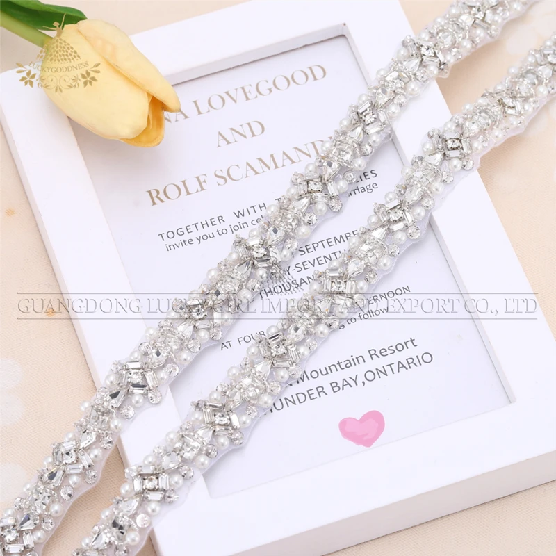 

LG1370 Wedding western iron on transfer crystal rhinestones for Wedding Sash Belt, Silver,rose gold and gold color