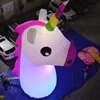 Custom Shape Inflatable Rainbow Unicorn Swimming Pool Floating Buoy