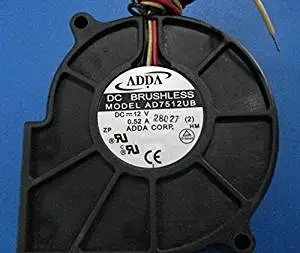 ADDA 6cm AB06012MX250300 OX2V5 12V 0.18A 3Wire DC Blower Fan for BenQ MW814ST Projector fan