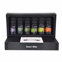 

Isner Mile 100% Pure Essential Oils Top 6 pcs of 10ml Gift Set In stock,Relaxation and Calming