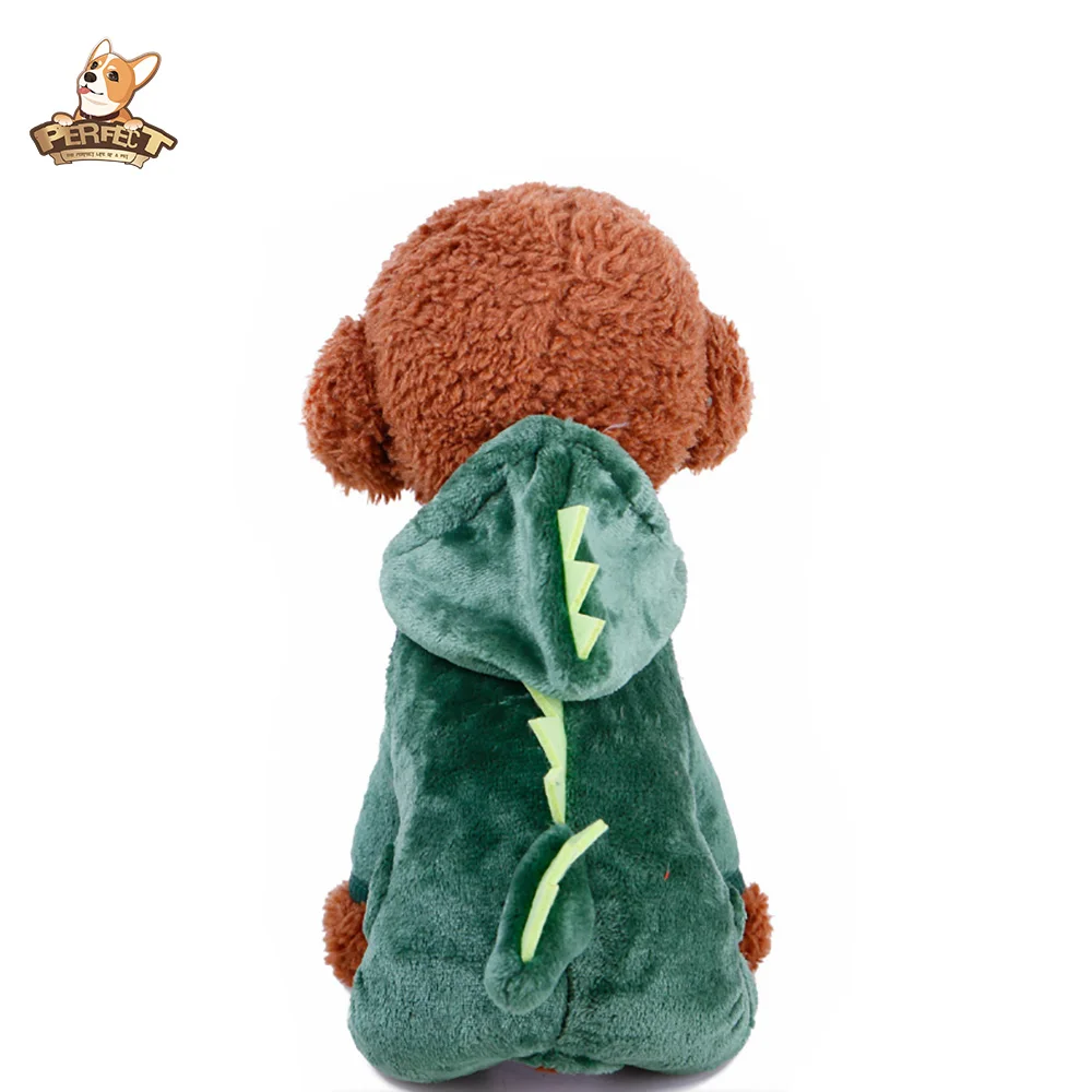 

2018 Fashion Matching Dog and dinosaur Clothes pet, Green